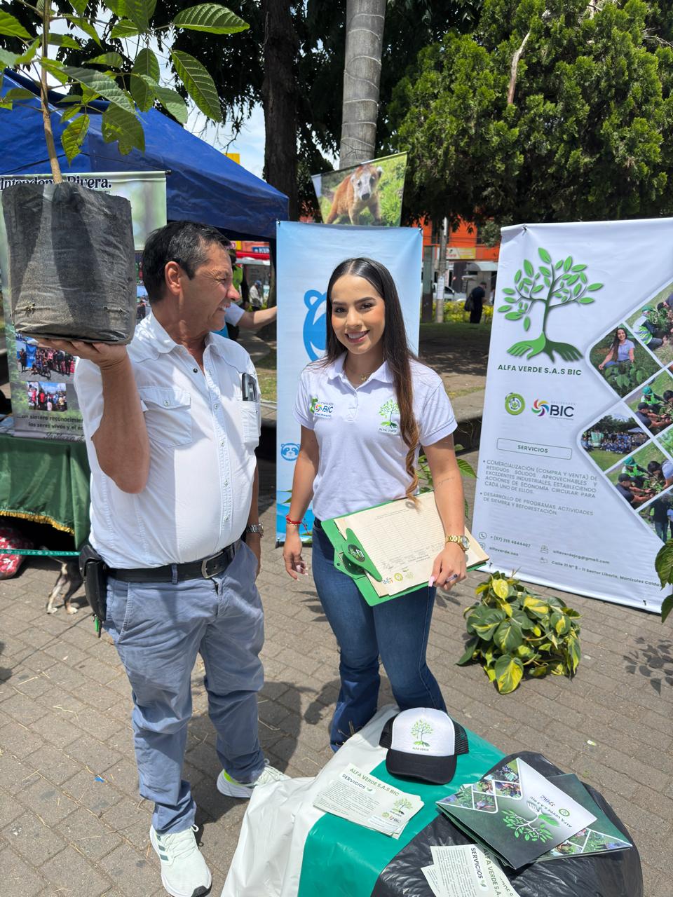 Entrega de plantas